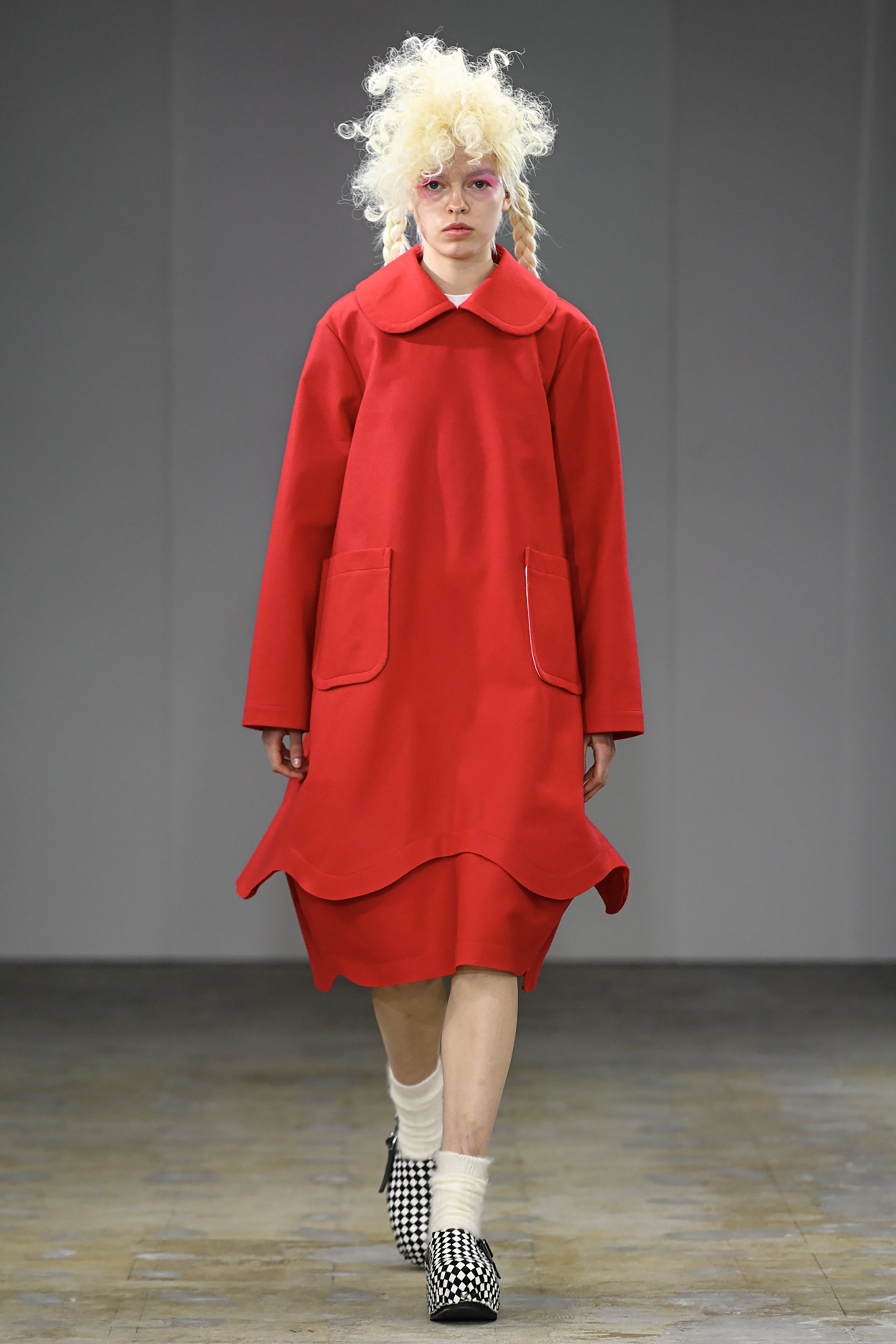 Fashion model wearing a tao AW26 outfit