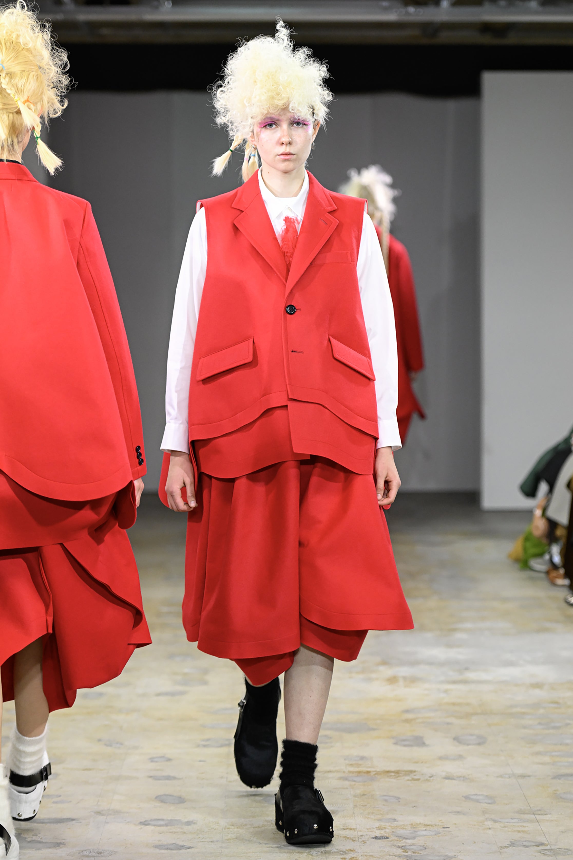 Fashion model wearing a tao AW26 outfit