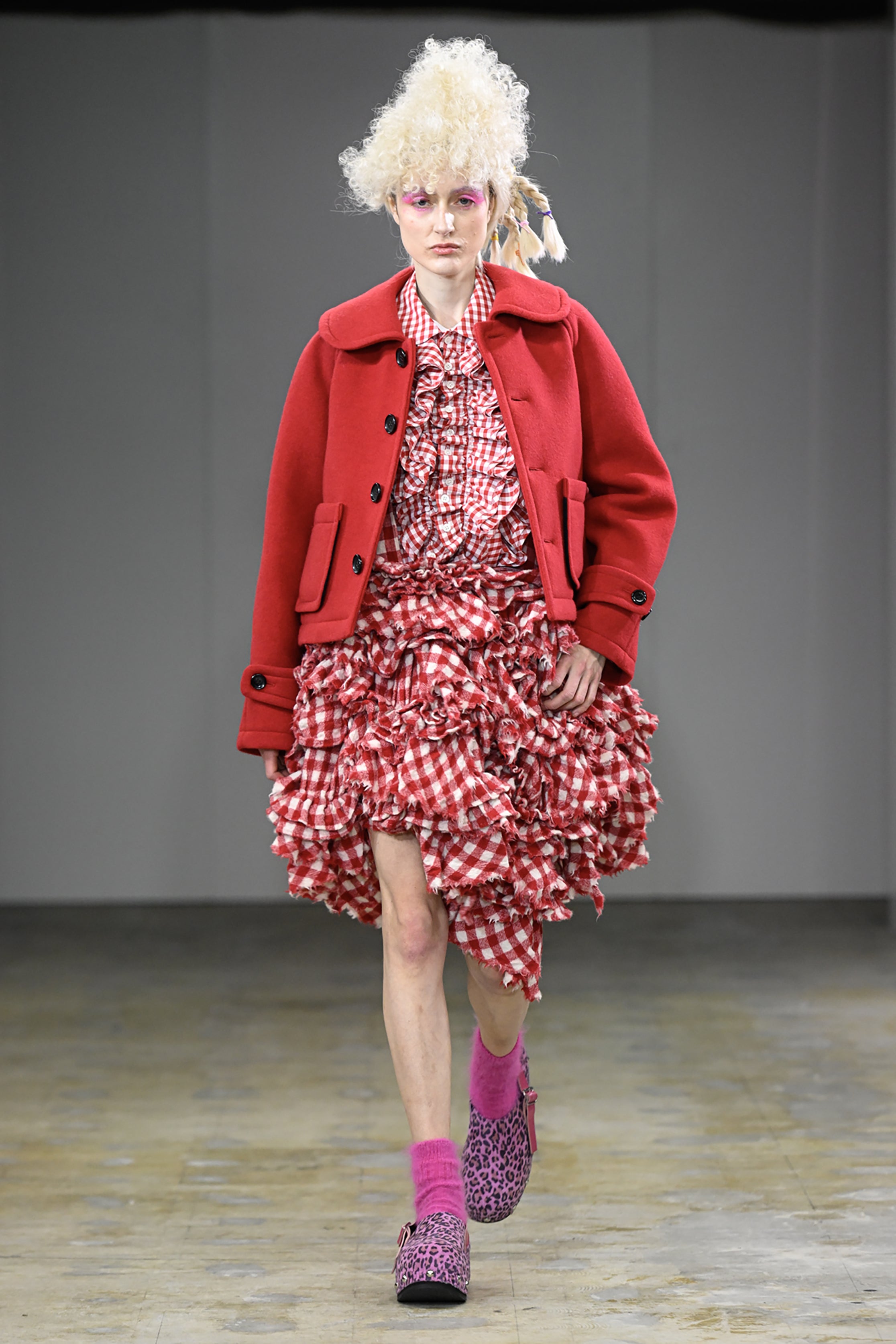 Fashion model wearing a tao AW26 outfit