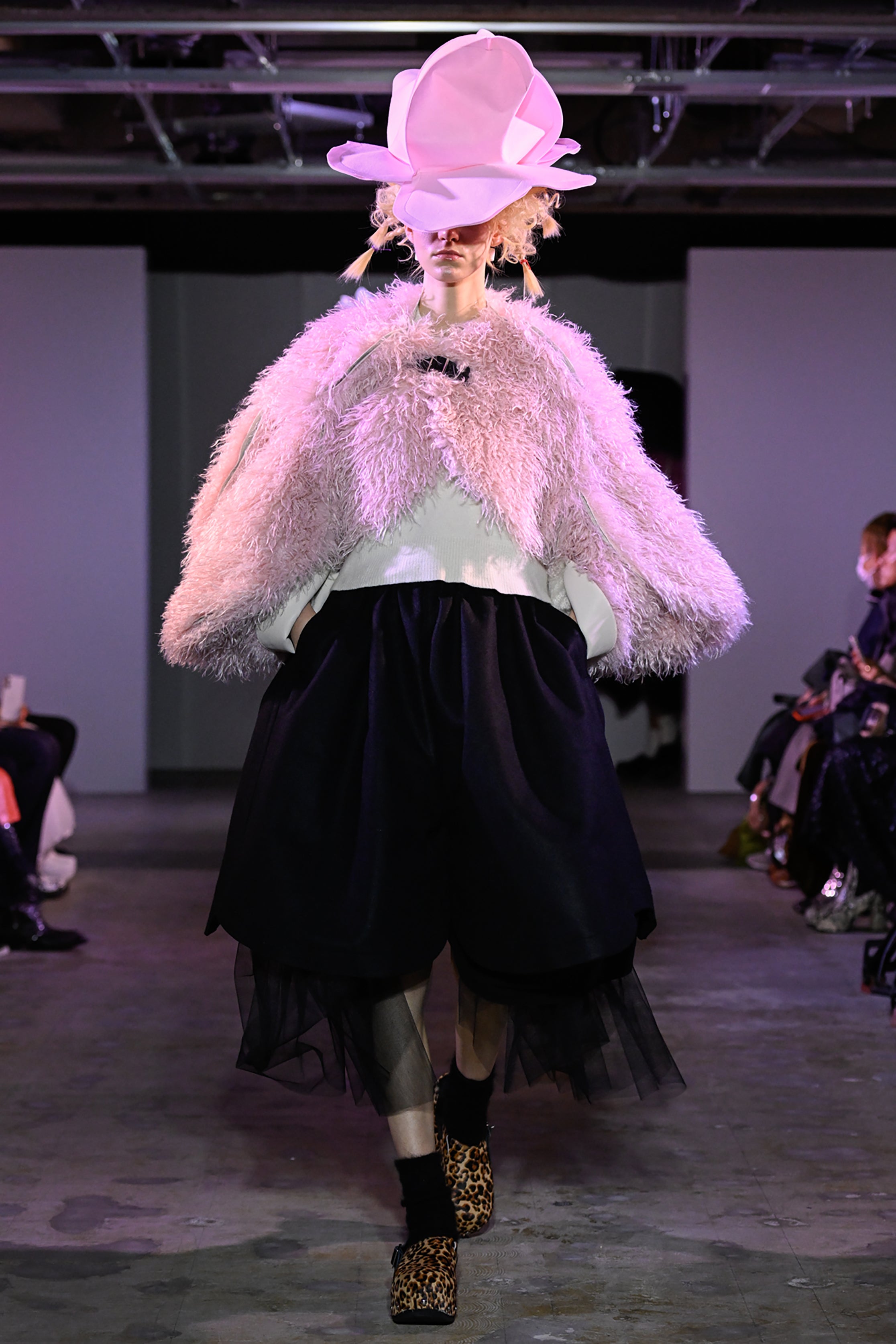 Fashion model wearing a tao AW26 outfit